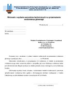 Wniosek o wydanie warunków technicznych na przeniesienie wodomierza głównego.pdf